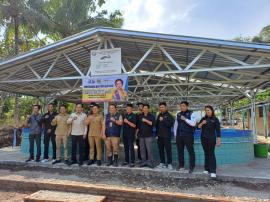Tabur Benih Ikan Lele pada Kelompok Budidaya Ikan Sistem Bioflok di Padukuhan Gedaren II